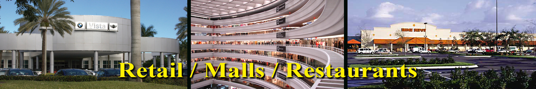 Retail – Malls – Resturants